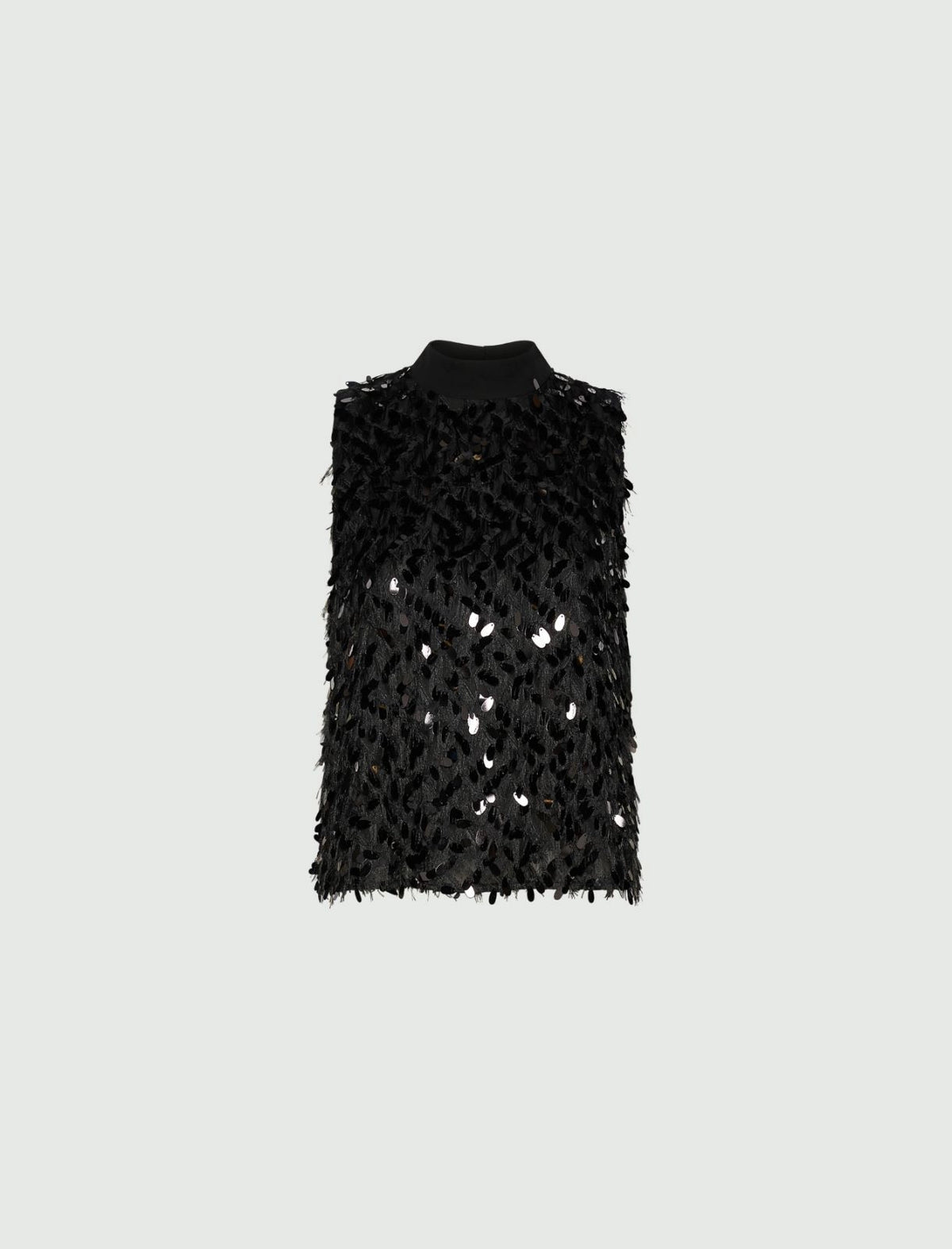 MLLGIOIOSA SLEEVLESS SEQUINNED TOP