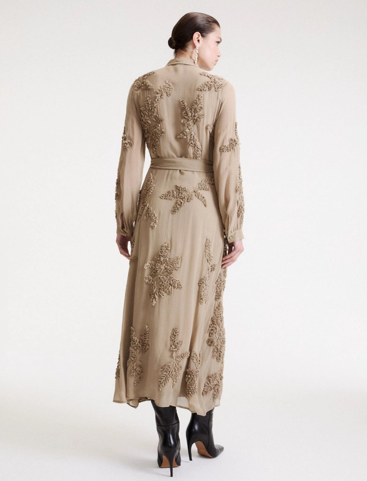 EMBROIDERED SHIRT DRESS