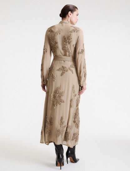 EMBROIDERED SHIRT DRESS