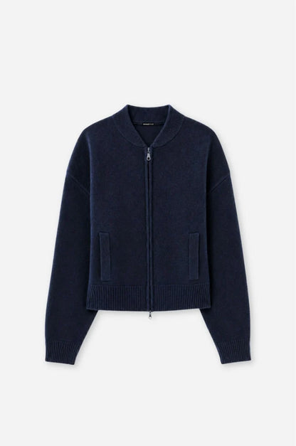 CASHMERE CROPPED BOMBER 94142