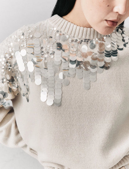SEQUINNED CREWNECK 2623366275200