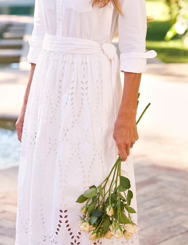 GRACE EYELET DRESS