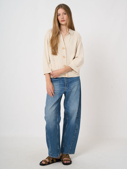 POLO NECK CARDIGAN 401132