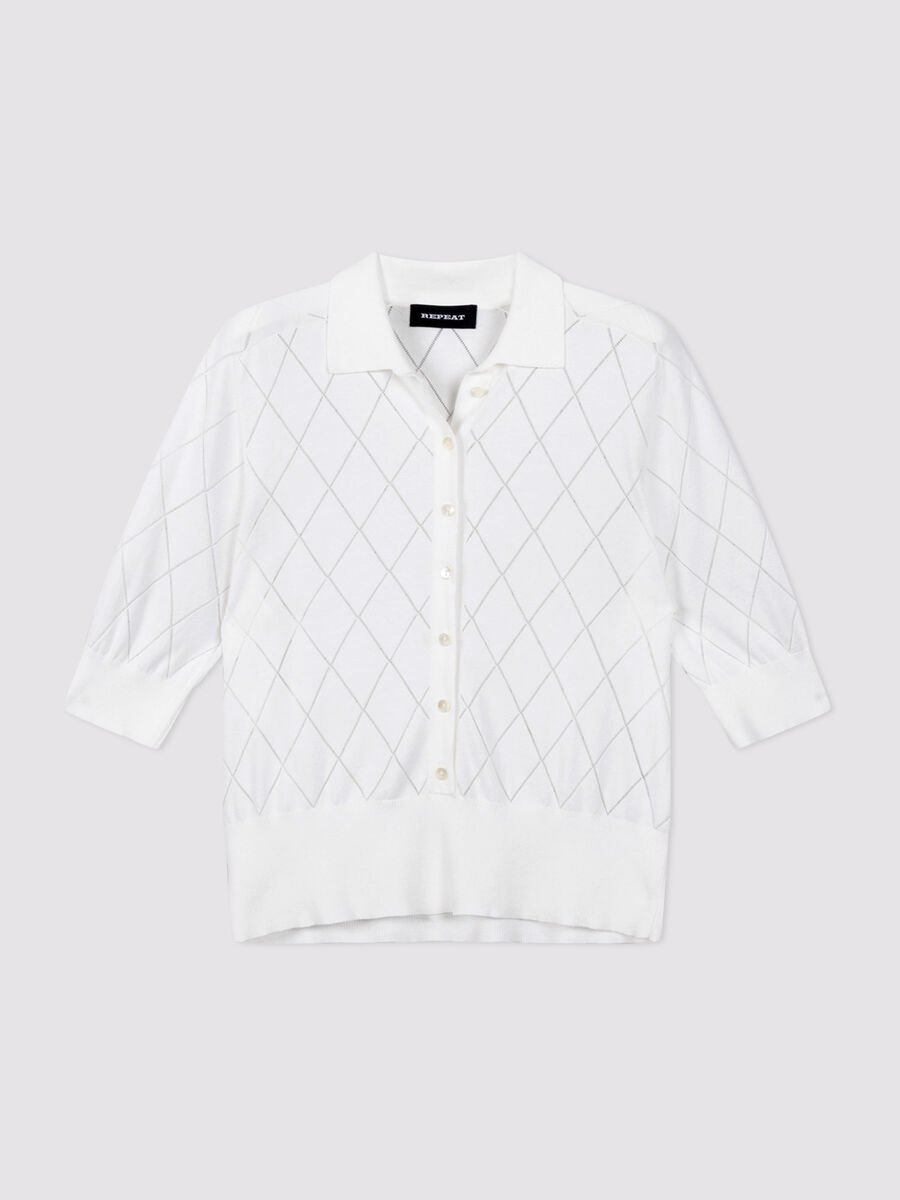 SUPERFINE COTTON POLO KNIT 401159