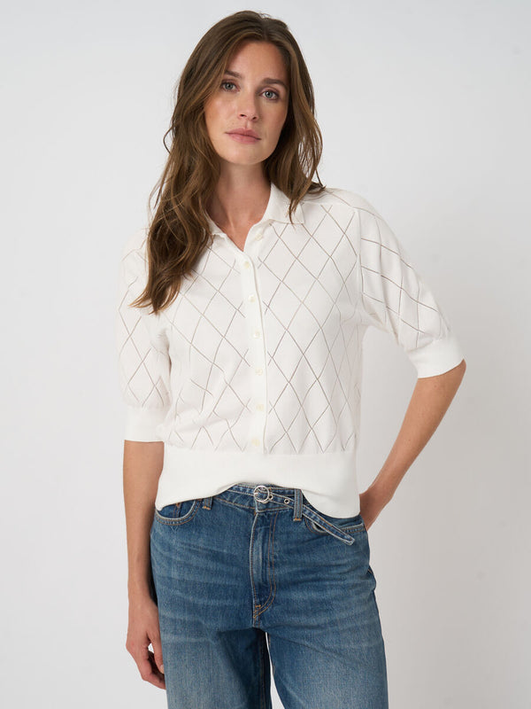 SUPERFINE COTTON POLO KNIT 401159