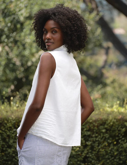 POPOVER OLIVIA DENIM TANK