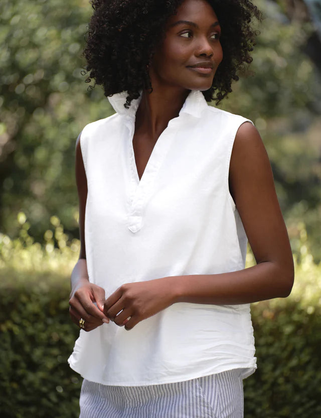 POPOVER OLIVIA DENIM TANK