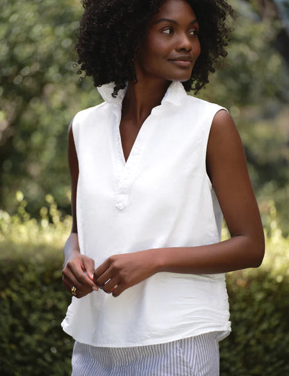 POPOVER OLIVIA DENIM TANK