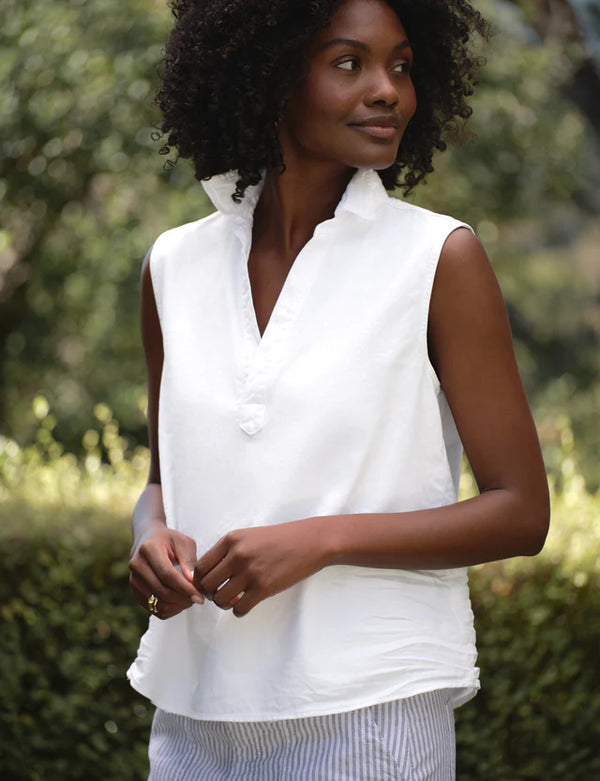 POPOVER OLIVIA DENIM TANK