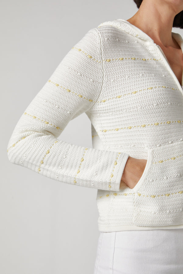 STITCH ZIP UP HOODIE N6625