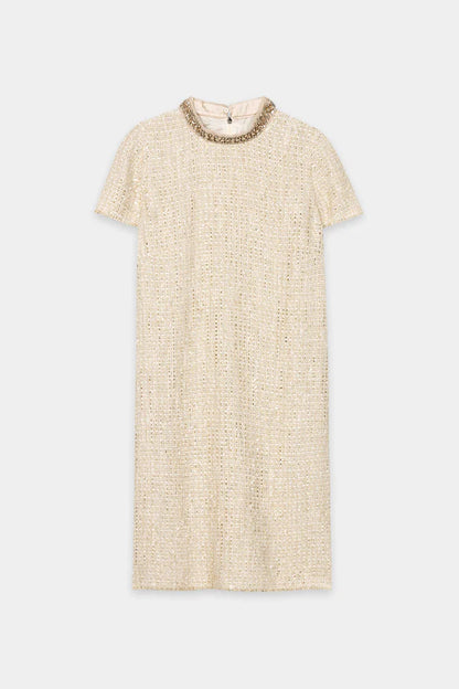 TWEED SHIFT DRESS 738627
