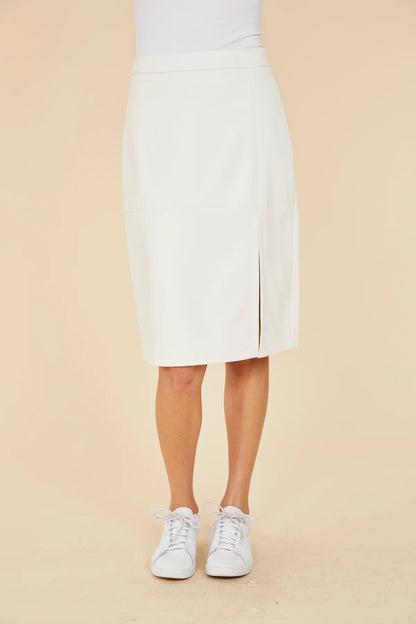 FAUX LEATHER PENCIL SKIRT 75393