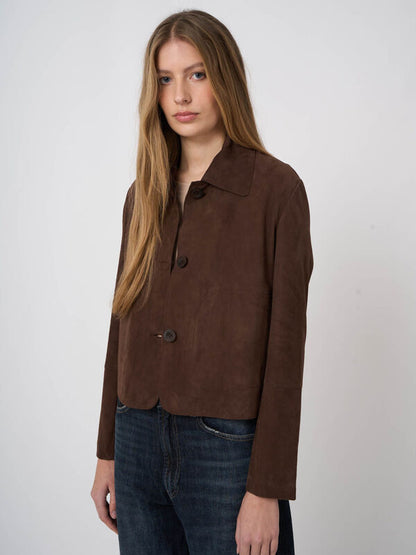 SOFT GOAT SUEDE SHIRT 800226