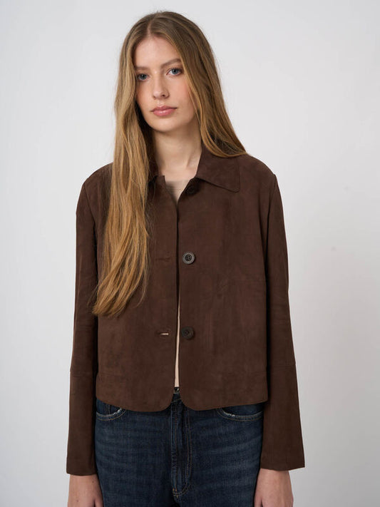 SOFT GOAT SUEDE SHIRT 800226