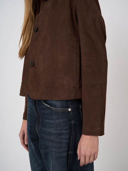 SOFT GOAT SUEDE SHIRT 800226