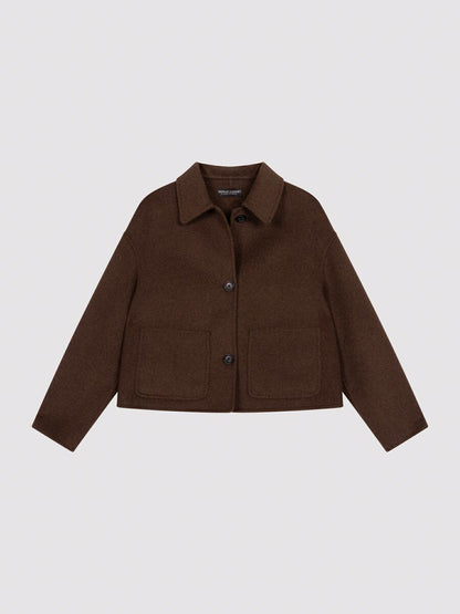 BOXY  WOOL BLEND JACKET  800241