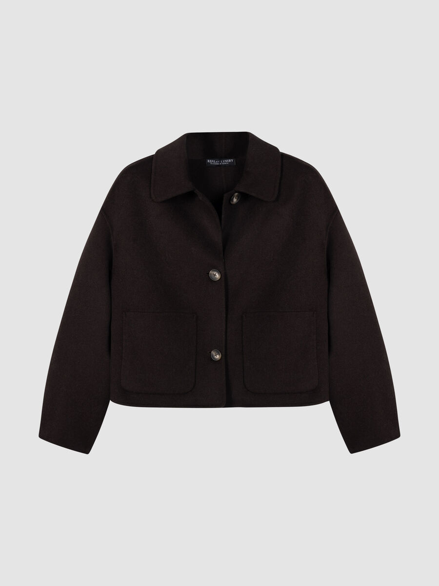 BOXY  WOOL BLEND JACKET  800241