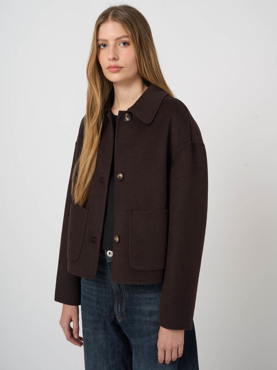 BOXY  WOOL BLEND JACKET  800241
