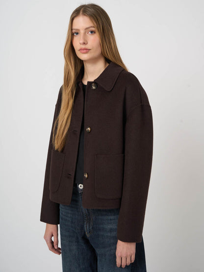 BOXY  WOOL BLEND JACKET  800241