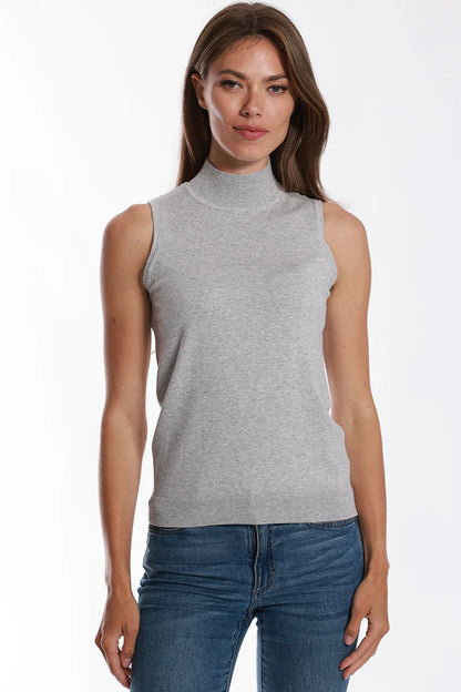 SUPIMA MOCK NECK SLEEVELESS TOP 86122