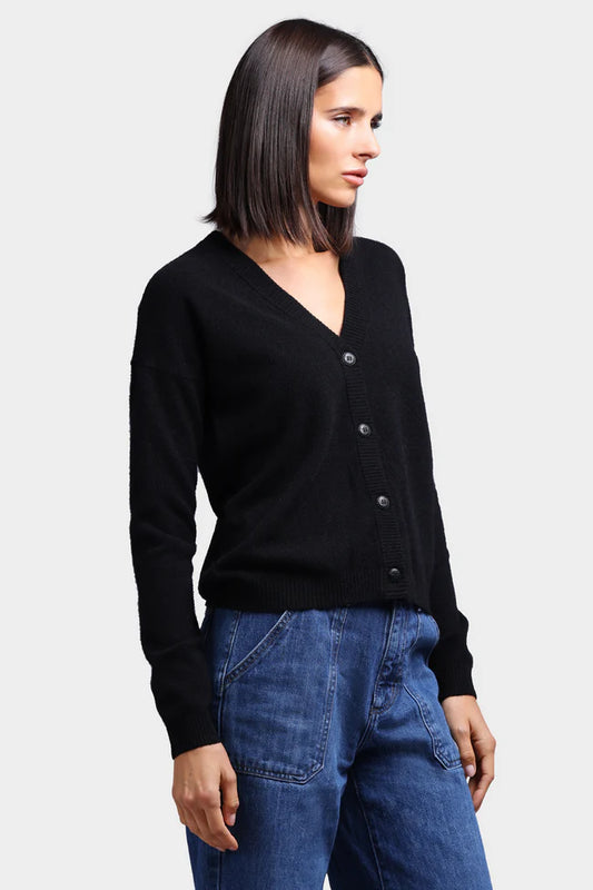 V NECK CASHMERE  CARDIGAN 8943