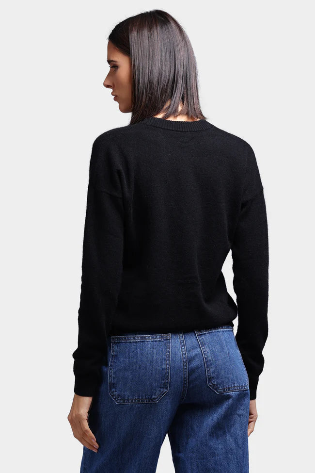 V NECK CASHMERE  CARDIGAN 8943