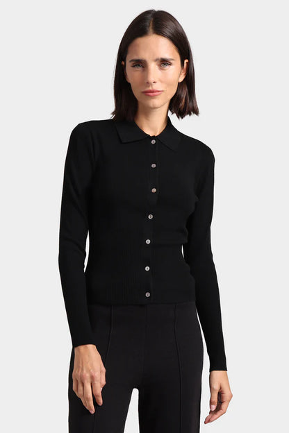 LONG SLEEVE SHIRT W/ RIBBED DETAIL 8959