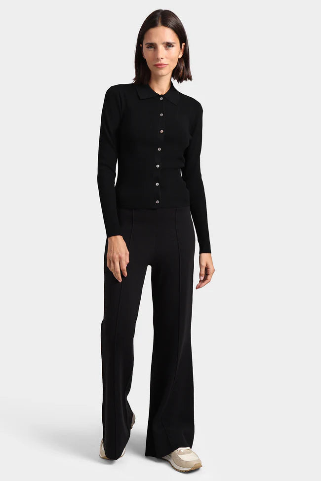 LONG SLEEVE SHIRT W/ RIBBED DETAIL 8959