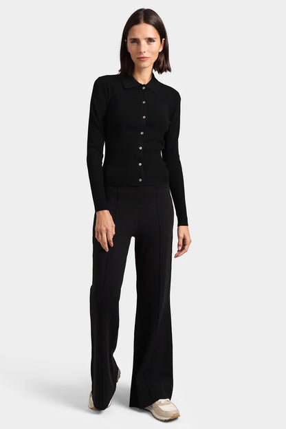 LONG SLEEVE SHIRT W/ RIBBED DETAIL 8959