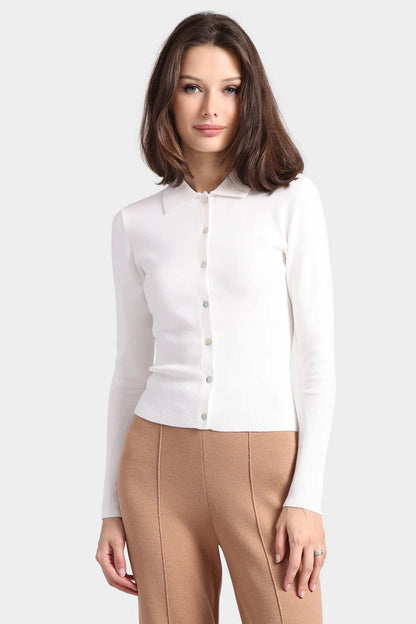 LONG SLEEVE SHIRT W/ RIBBED DETAIL 8959