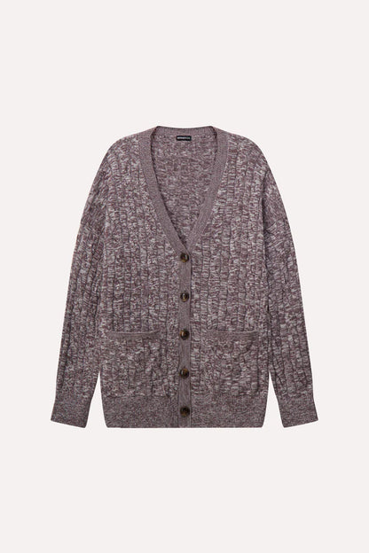 OVERSIZED MARLED CABLE CARDIGAN 9465