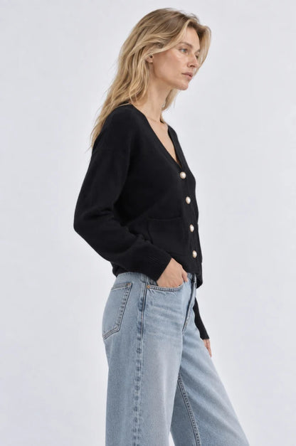 CASHMERE V NECK CARDIGAN 99138