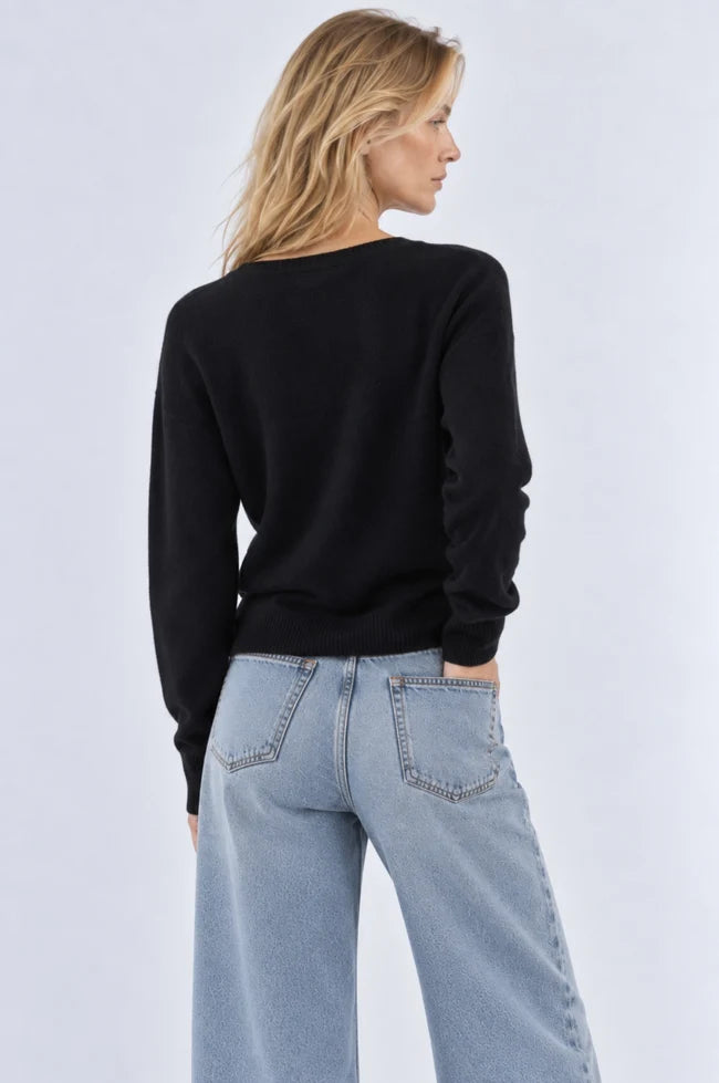 CASHMERE V NECK CARDIGAN 99138