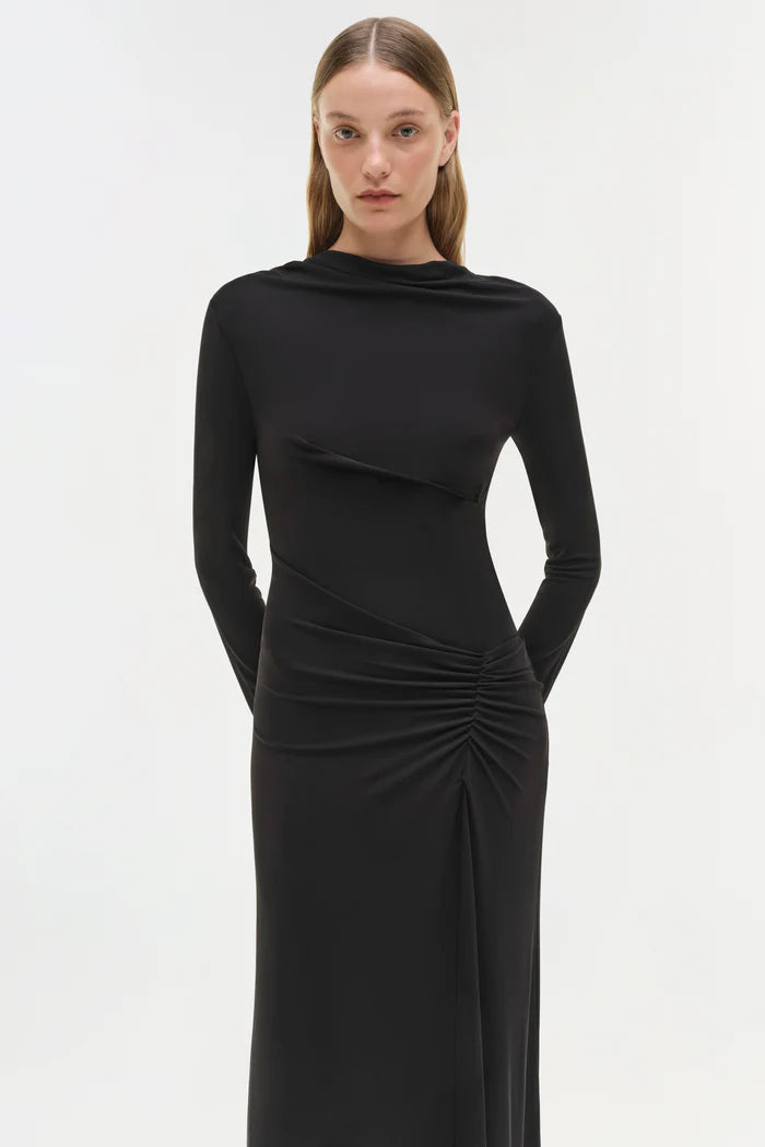 FERRERA L/S MIDI DRESS 125-1136