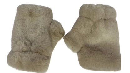 FINGERLESS FUR GLOVES