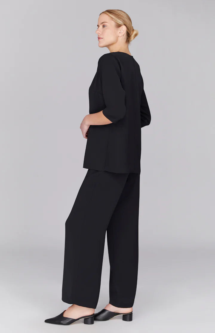 CREPE WIDE LEG W/ ELASTIC BACK PANT PW128LX