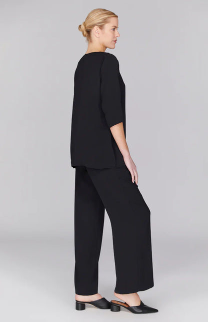 CREPE WIDE LEG W/ ELASTIC BACK PANT PW128LX