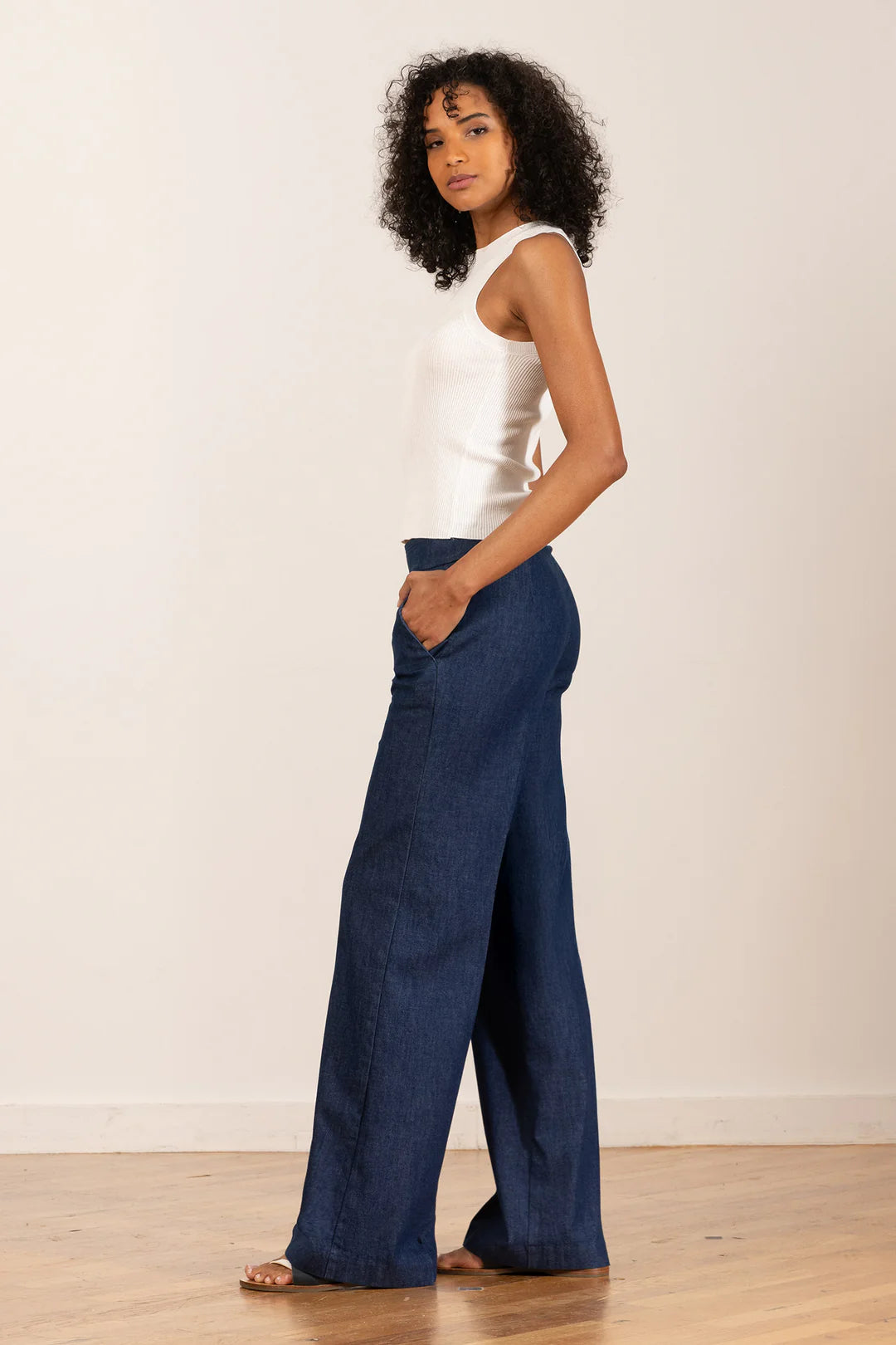 CARLA WIDE LEG DENIM F1236