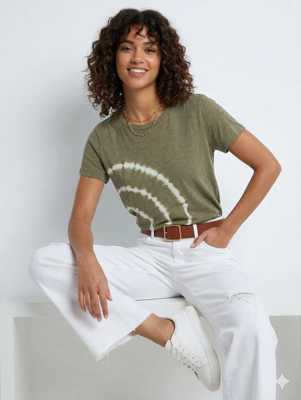CIRCULAR TIE DYED TEE 61679
