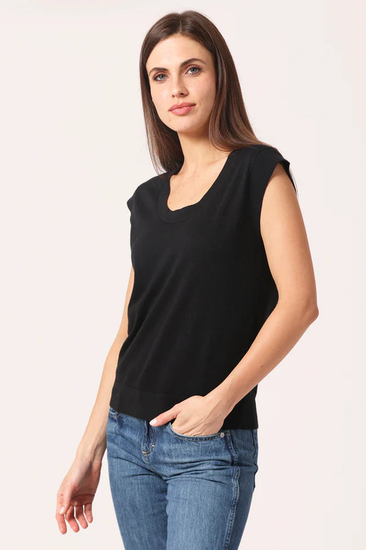SCOOP NECK CAP SLEEVE 9491