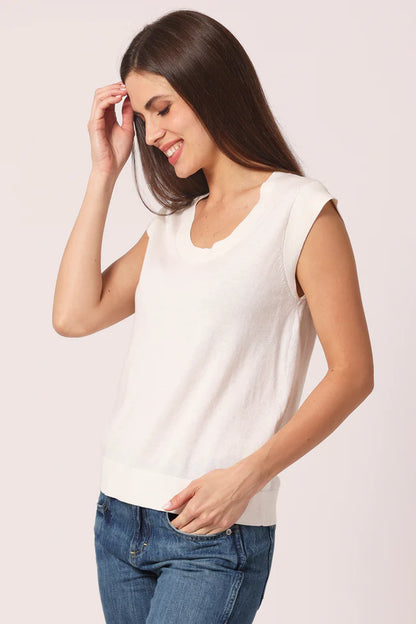SCOOP NECK CAP SLEEVE 9491