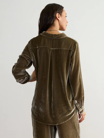 VELVET BUTTON DOWN 1781SVR