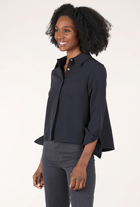 CROPPED BACK SHIRT 9453