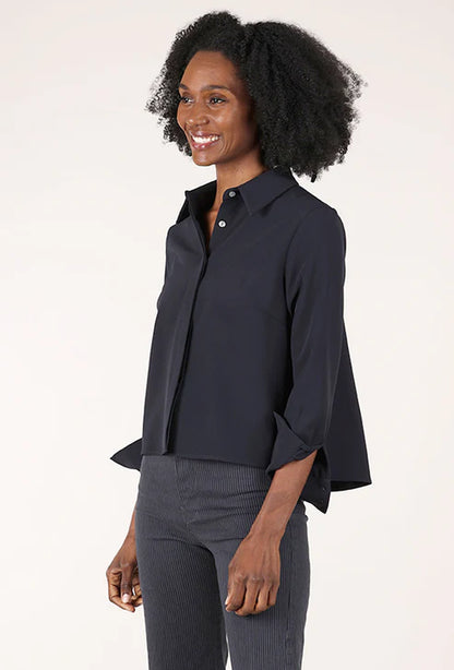 CROPPED BACK SHIRT 9453