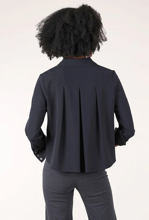 CROPPED BACK SHIRT 9453