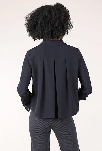 CROPPED BACK SHIRT 9453