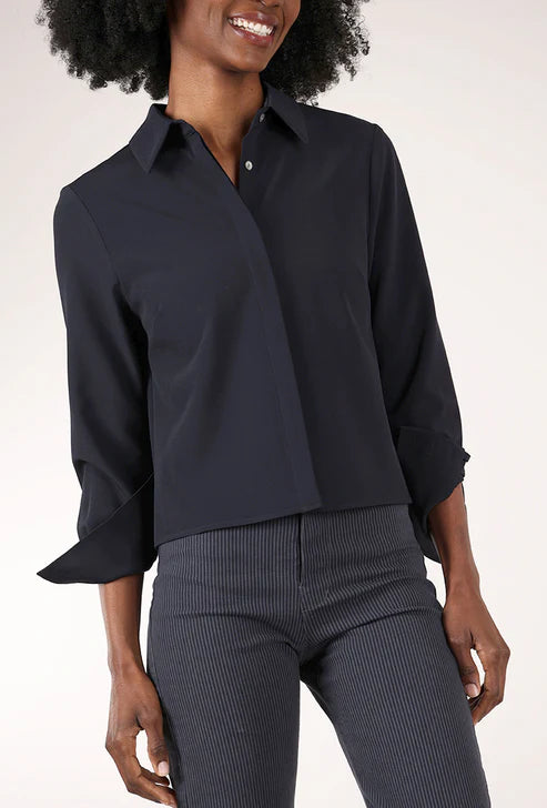 CROPPED BACK SHIRT 9453