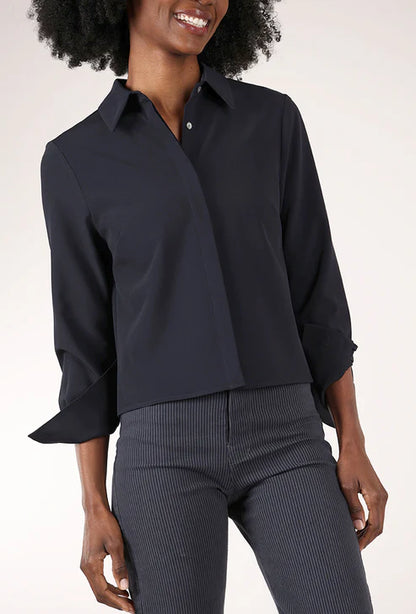 CROPPED BACK SHIRT 9453