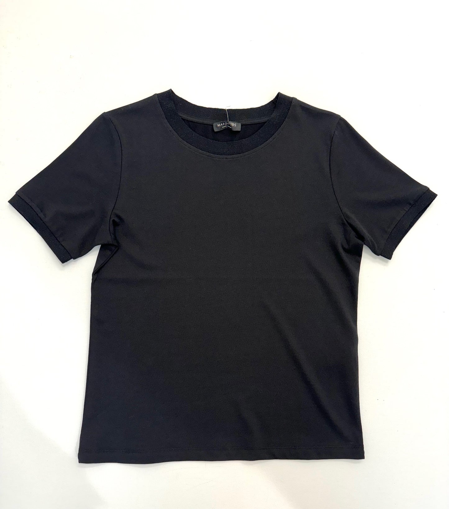 1/2 SLEEVE TEE WITH LUREX TRIM 27316-2422
