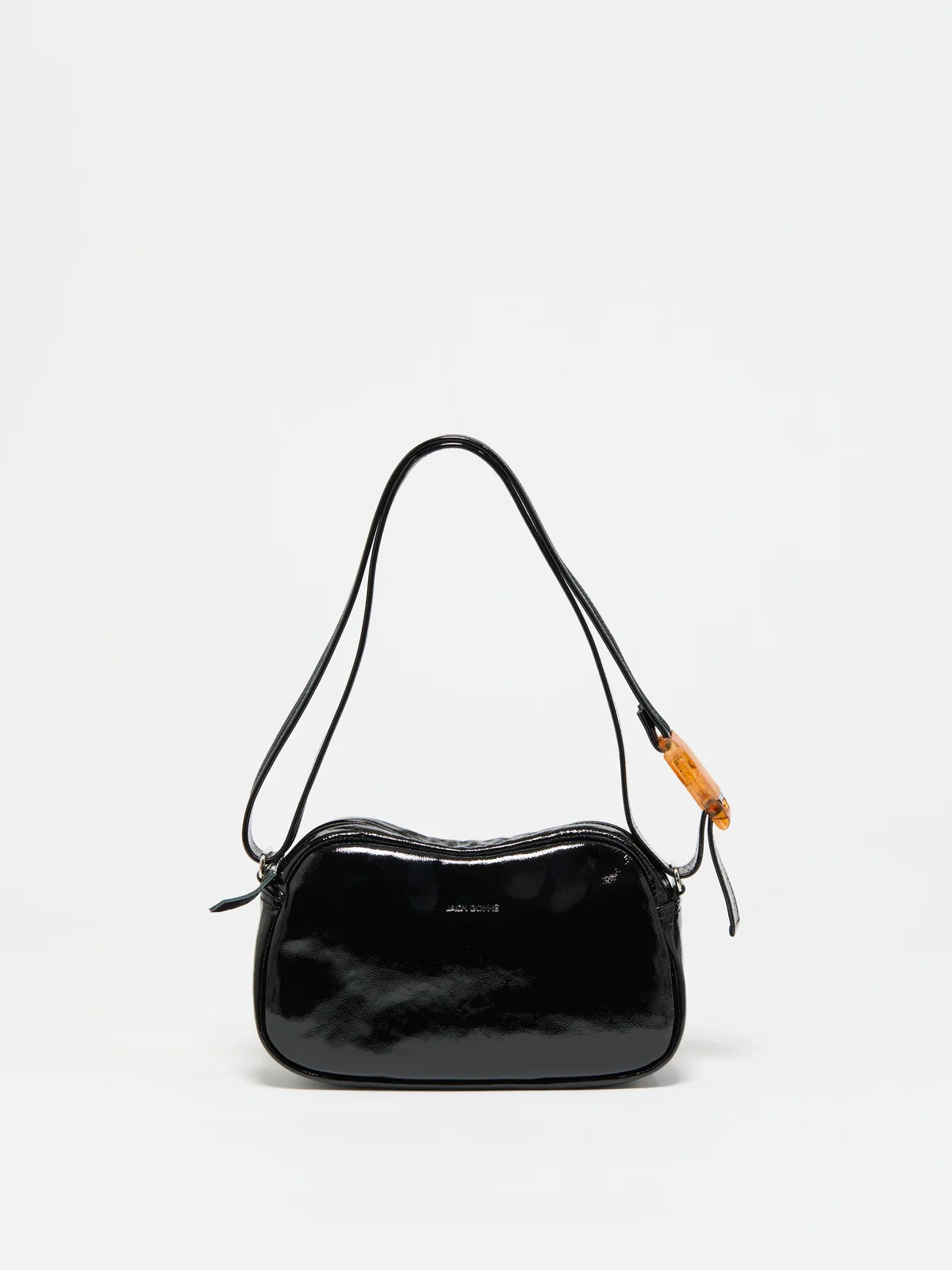 PATENT LEATHER BOWLING BAG 1956.1